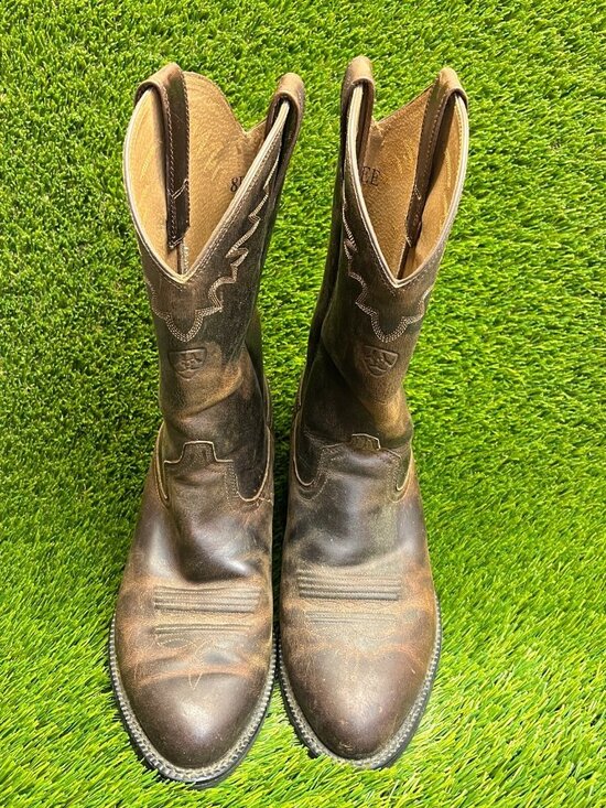 Ariat Sedona Mens Size 8EE Brown Classic Outdoor Leather Cowboy Western Boots main image 4